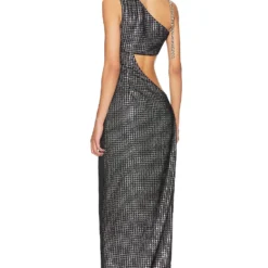 Camila Coelho ROBE DE SOIRÉE JOLENA Black -Ravis Mode Soldes Boutique COEL WD314 V4