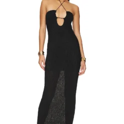 Camila Coelho ROBE GIA Black