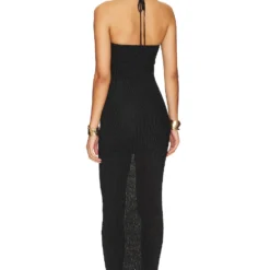 Camila Coelho ROBE GIA Black -Ravis Mode Soldes Boutique COEL WD321 V3