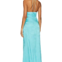 Camila Coelho ROBE JEMMA Bright Blue -Ravis Mode Soldes Boutique COEL WD355 V3