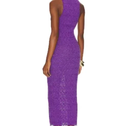 Camila Coelho ROBE ABENI Purple -Ravis Mode Soldes Boutique COEL WD358 V3