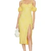 Camila Coelho ROBE CLEMENCE Buttercream Yellow