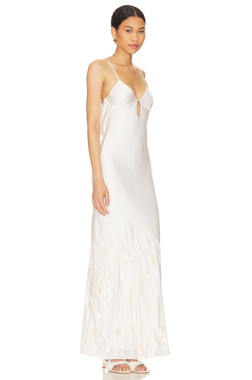 Camila Coelho ROBE SHIRLEY Champagne 3 Camila Coelho ROBE SHIRLEY Champagne – Image 3