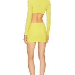 Camila Coelho ROBE COURTE ZOEY Green -Ravis Mode Soldes Boutique COEL WD377 V3