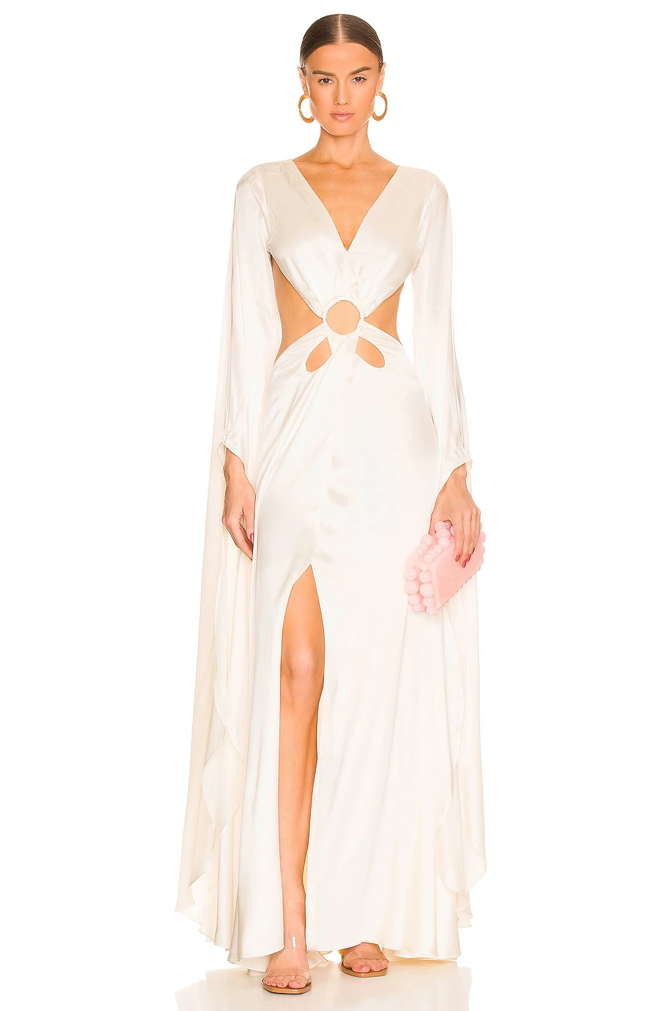 Cult Gaia ROBE DE SOIRÉE JASMIN Off White 2 Cult Gaia ROBE DE SOIRÉE JASMIN Off White – Image 2
