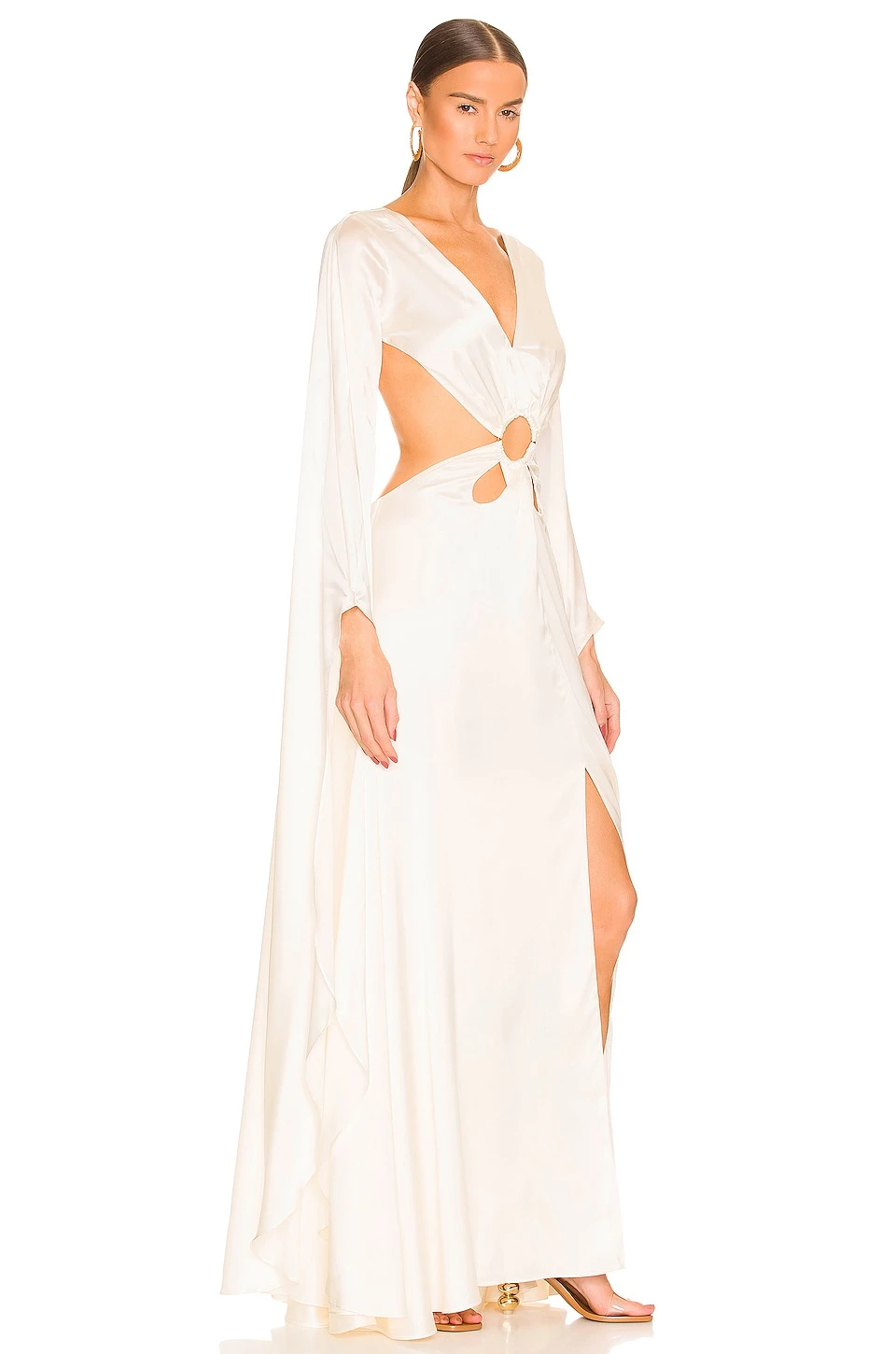 Cult Gaia ROBE DE SOIRÉE JASMIN Off White 3 Cult Gaia ROBE DE SOIRÉE JASMIN Off White – Image 3