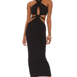 Cult Gaia ROBE AZIZA Black