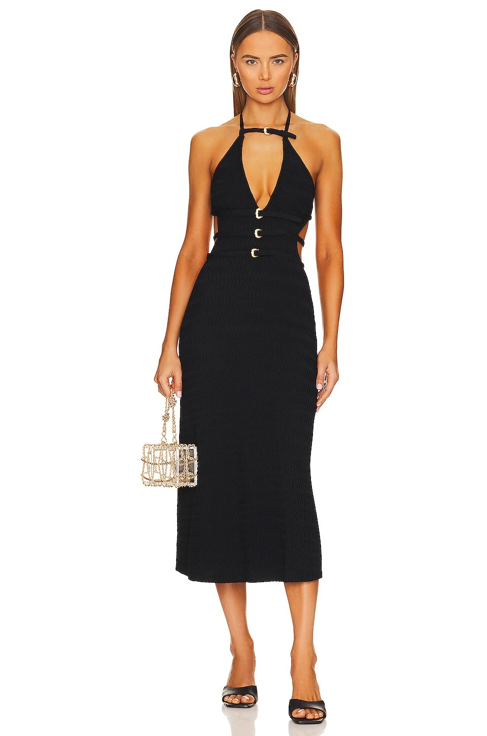 Cult Gaia ROBE PULL EVALEIGH Black 1 Cult Gaia ROBE PULL EVALEIGH Black