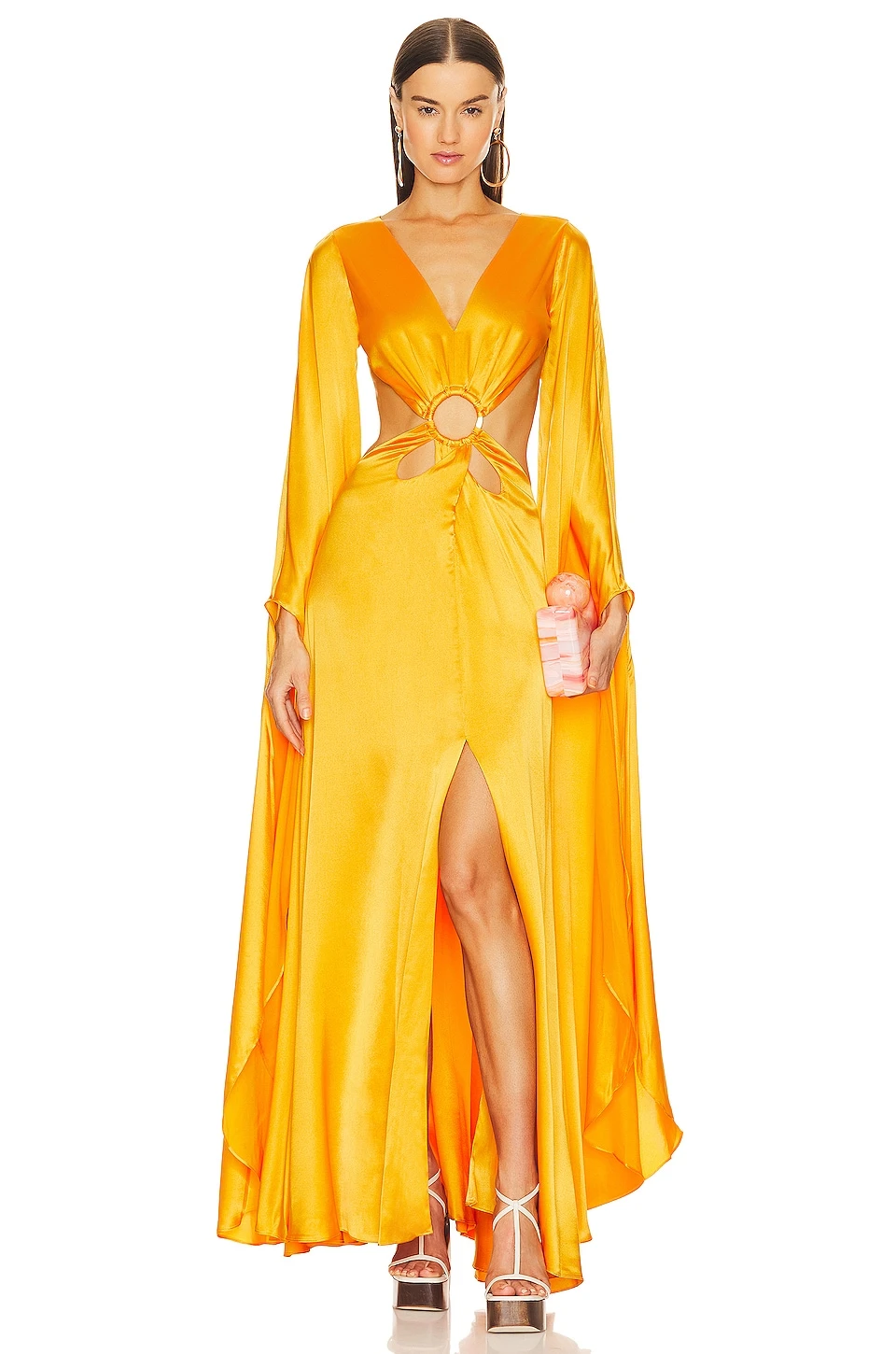 Cult Gaia ROBE DE SOIRÉE JASMIN Off White 5 Cult Gaia ROBE DE SOIRÉE JASMIN Off White – Image 5