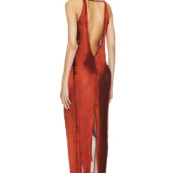 Cult Gaia ROBE DE SOIRÉE RENATA Bronze -Ravis Mode Soldes Boutique CULG WD230 V3