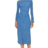 Cult Gaia ROBE ROSALIA River Blue