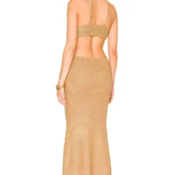 Cult Gaia ROBE SERITA Gold 7 Cult Gaia ROBE SERITA Gold -Ravis Mode Soldes Boutique CULG WD94 V3