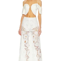 Cult Gaia ROBE DE PLAGE COVE Off White -Ravis Mode Soldes Boutique CULG WP44 V4