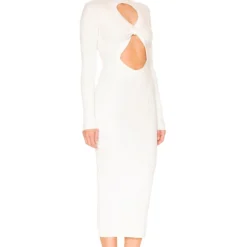 Dion Lee ROBE FIGURE 8 Ivory -Ravis Mode Soldes Boutique DIOR WD25 V3