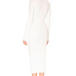 Dion Lee ROBE FIGURE 8 Ivory -Ravis Mode Soldes Boutique DIOR WD25 V4