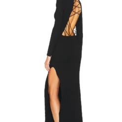 ROBE CUT OUT Black -Ravis Mode Soldes Boutique DUNR WD17 V4
