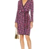 DIANE VON FURSTENBERG ROBE EDWINA Venice Geo Brown