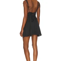 ROBE COURTE AMELIA Black 7 ROBE COURTE AMELIA Black -Ravis Mode Soldes Boutique ELES WD136 V3