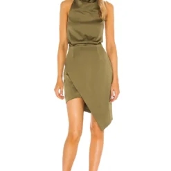 ROBE COURTE CAMO Khaki -Ravis Mode Soldes Boutique ELLI WD104 V4