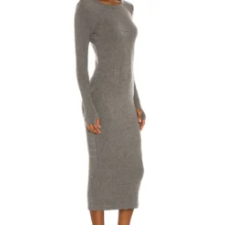 ROBE Light Heather Grey 7 ROBE Light Heather Grey -Ravis Mode Soldes Boutique ENZA WD306 V3