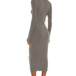 ROBE Light Heather Grey 8 ROBE Light Heather Grey -Ravis Mode Soldes Boutique ENZA WD306 V4