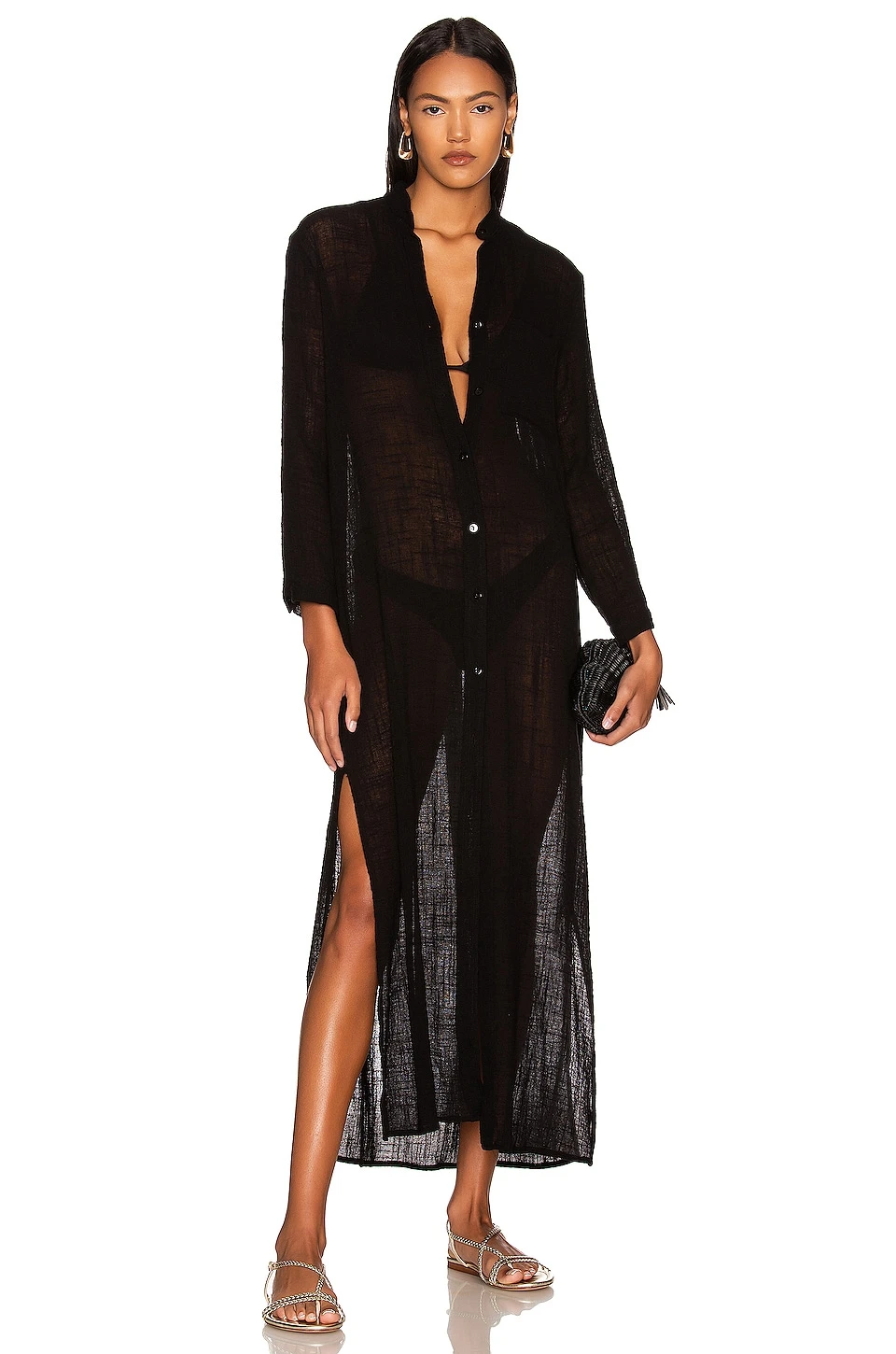 ROBE CHEMISE BRACELET SLEEVE Cloud 6 ROBE CHEMISE BRACELET SLEEVE Cloud – Image 6