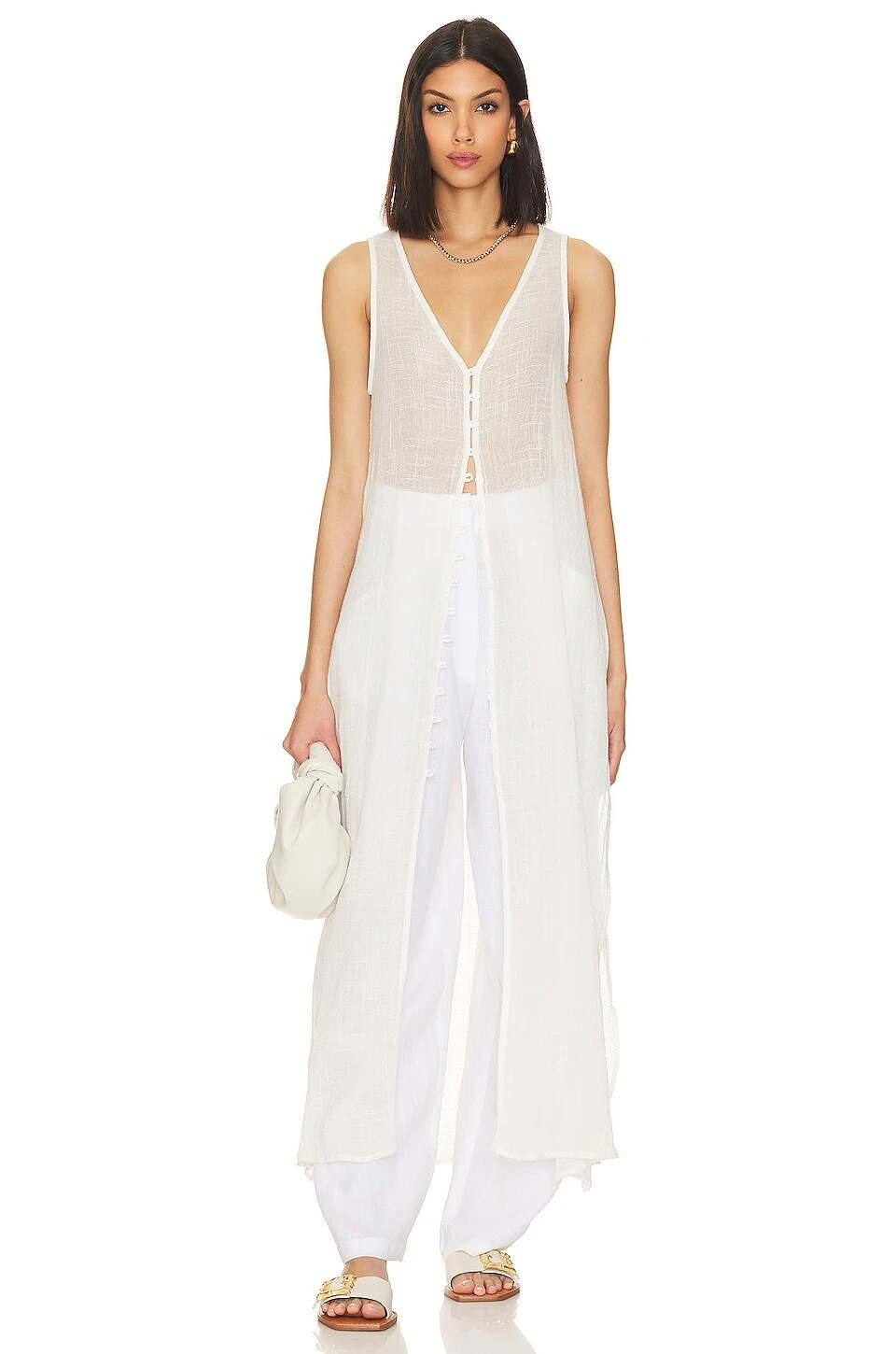 ROBE-CHEMISE SANS MANCHES Cloud 2 ROBE-CHEMISE SANS MANCHES Cloud – Image 2