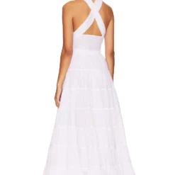 ROBE MAXI SELMA Pure White -Ravis Mode Soldes Boutique EPEN WD1 V3