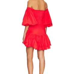 ROBE COURTE JANEY Coral Red -Ravis Mode Soldes Boutique EPEN WD6 V3
