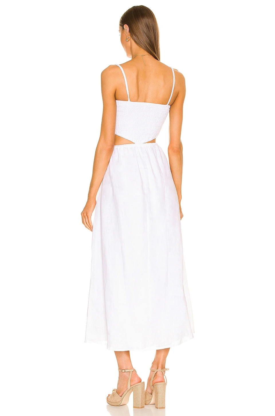 Faithfull The Brand ROBE TAYARI Plain White 3 Faithfull The Brand ROBE TAYARI Plain White – Image 3
