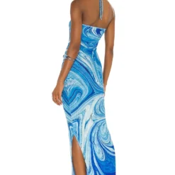 ROBE Blue -Ravis Mode Soldes Boutique FDOR WD9 V3