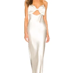 Fleur Du Mal ROBE CARACO BOW Ivory 9 Fleur Du Mal ROBE CARACO BOW Ivory -Ravis Mode Soldes Boutique FLER WD13 V4