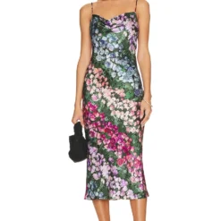 Fleur Du Mal ROBE ROSE STRIPE Rose Stripe