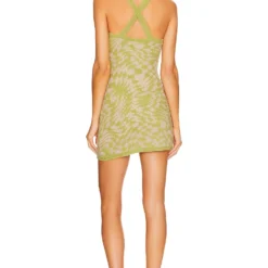 ROBE SIMONE Green -Ravis Mode Soldes Boutique FORL WD1045 V3