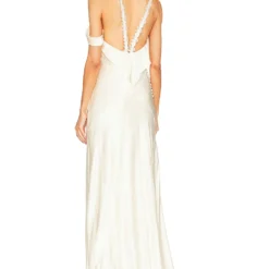 ROBE PEARL Ivory 7 ROBE PEARL Ivory -Ravis Mode Soldes Boutique FORL WD1061 V4