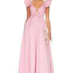 ROBE MIRIAM Pink -Ravis Mode Soldes Boutique FORL WD1064 V4