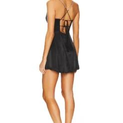 ROBE ELORA Black 8 ROBE ELORA Black -Ravis Mode Soldes Boutique FORL WD1097 V3