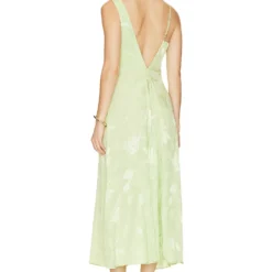 ROBE MI-LONGUE ILANA Green 8 ROBE MI-LONGUE ILANA Green -Ravis Mode Soldes Boutique FORL WD1111 V3