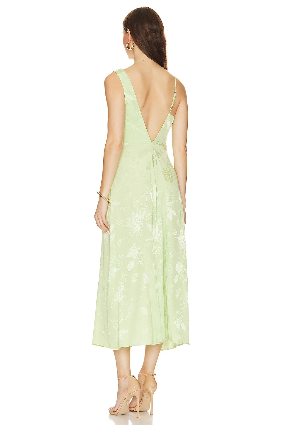 ROBE MI-LONGUE ILANA Green 3 ROBE MI-LONGUE ILANA Green – Image 3