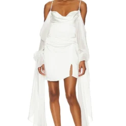 ROBE COURTE HARLOW White