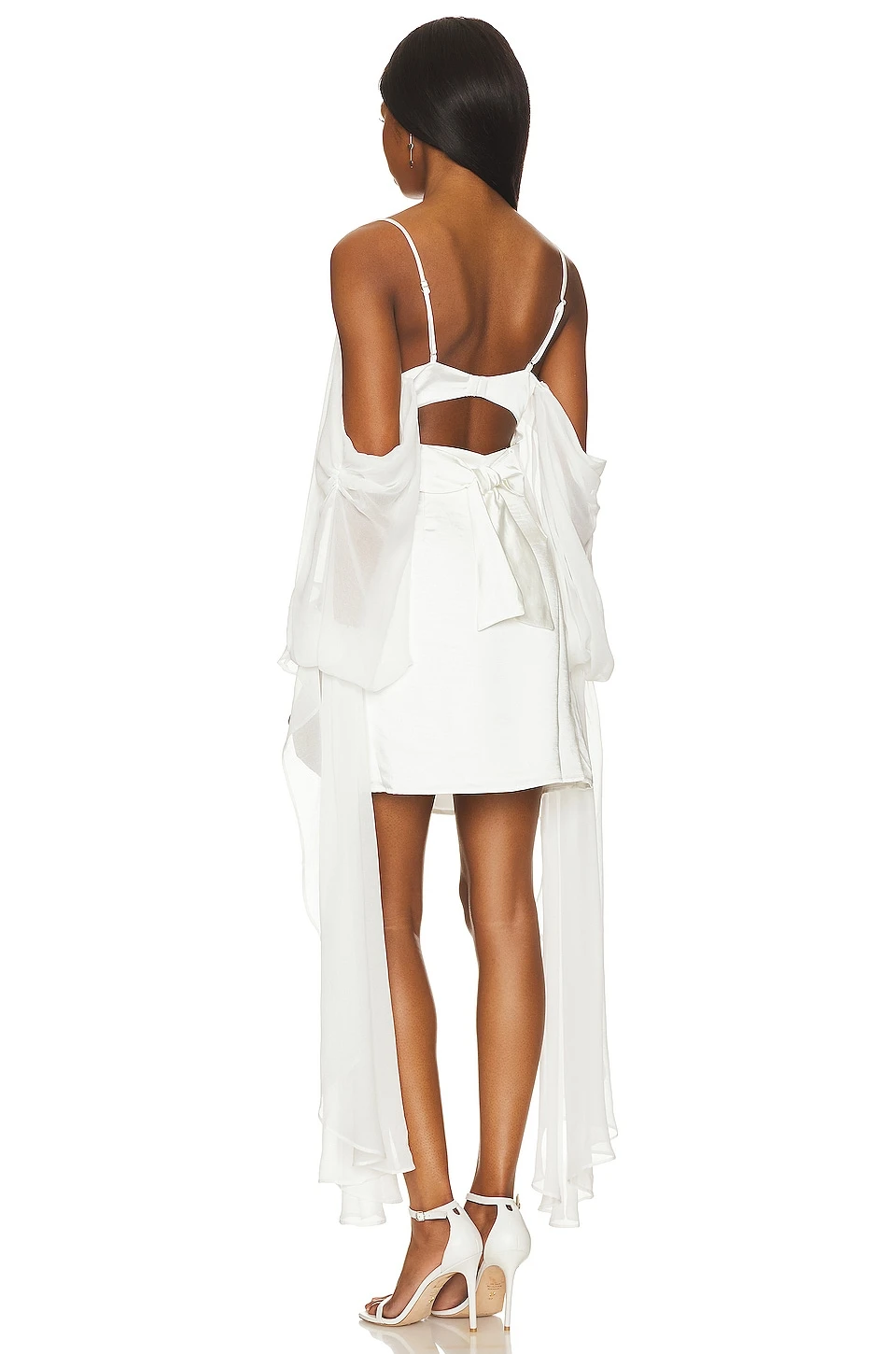 ROBE COURTE HARLOW White 3 ROBE COURTE HARLOW White – Image 3