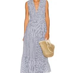 FREE PEOPLE ROBE MAXI JUNO Ivory Combo