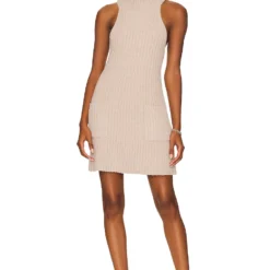 FREE PEOPLE ROBE CLAUDE Cocoa Ash