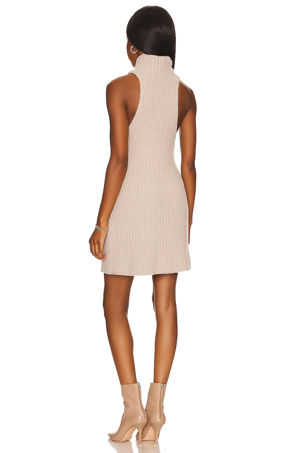 FREE PEOPLE ROBE CLAUDE Cocoa Ash 3 FREE PEOPLE ROBE CLAUDE Cocoa Ash – Image 3