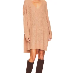 FREE PEOPLE ROBE COZY Off Beat -Ravis Mode Soldes Boutique FREE WD2401 V1