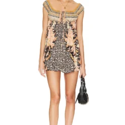 FREE PEOPLE ROBE CARACO BALI MARIPOSA Strawberry Combo -Ravis Mode Soldes Boutique FREE WD2502 V1