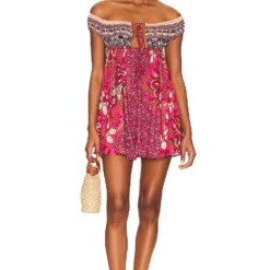 FREE PEOPLE ROBE CARACO BALI MARIPOSA Strawberry Combo -Ravis Mode Soldes Boutique FREE WD2503 V1 1