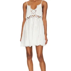 FREE PEOPLE ROBE CARACO ILEKTRA White 12 FREE PEOPLE ROBE CARACO ILEKTRA White -Ravis Mode Soldes Boutique FREE WD2515 V1 1