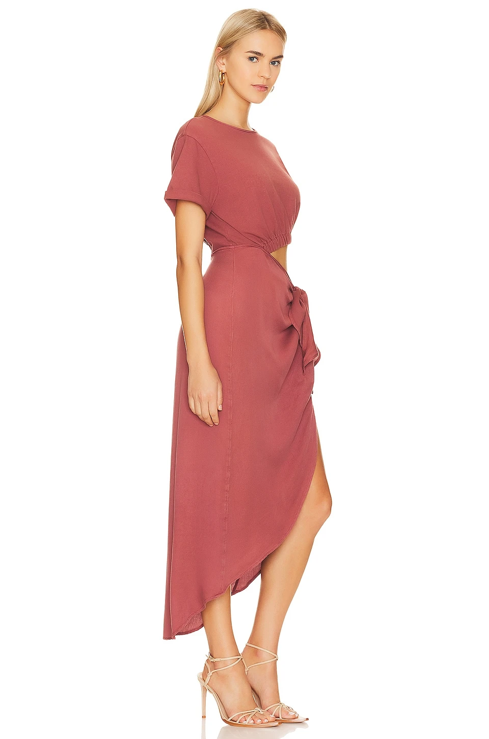 FREE PEOPLE ROBE RAE Redwood 2 FREE PEOPLE ROBE RAE Redwood – Image 2