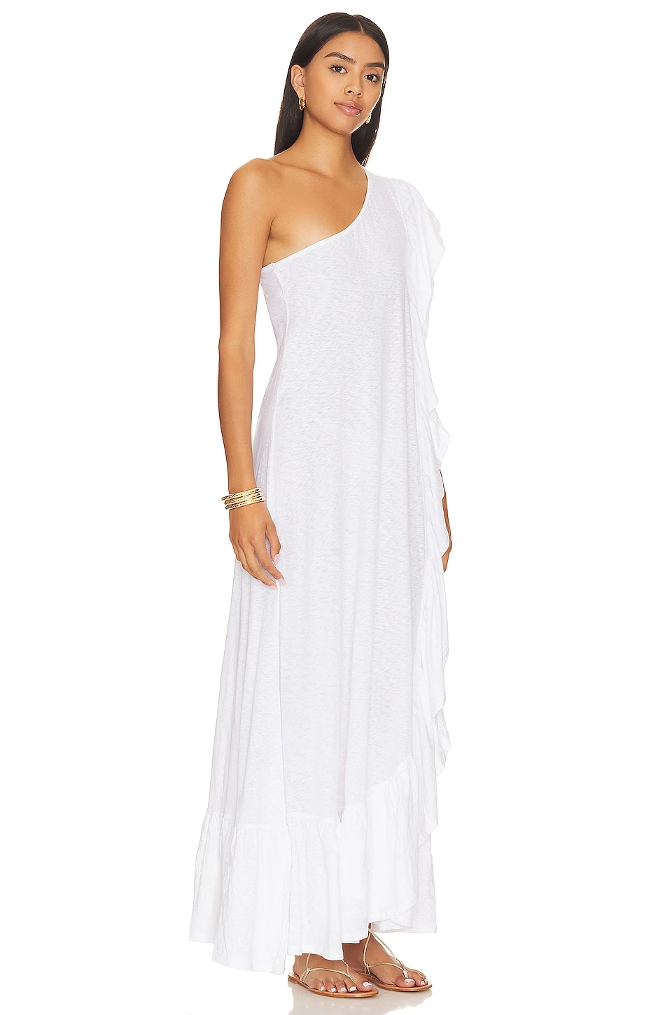 FREE PEOPLE ROBE MAXI ELISA Ivory 2 FREE PEOPLE ROBE MAXI ELISA Ivory – Image 2